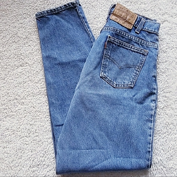 VINTAGE LEVI'S 560 ORANGE TAG TAPERED LEG - Picture 4 of 9